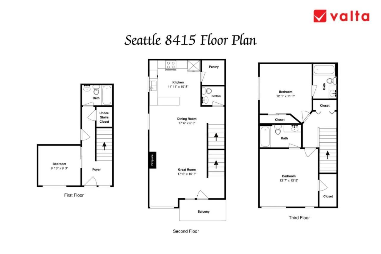 Stylish North Seattle Townhouse- Dual Master Suites Luaran gambar
